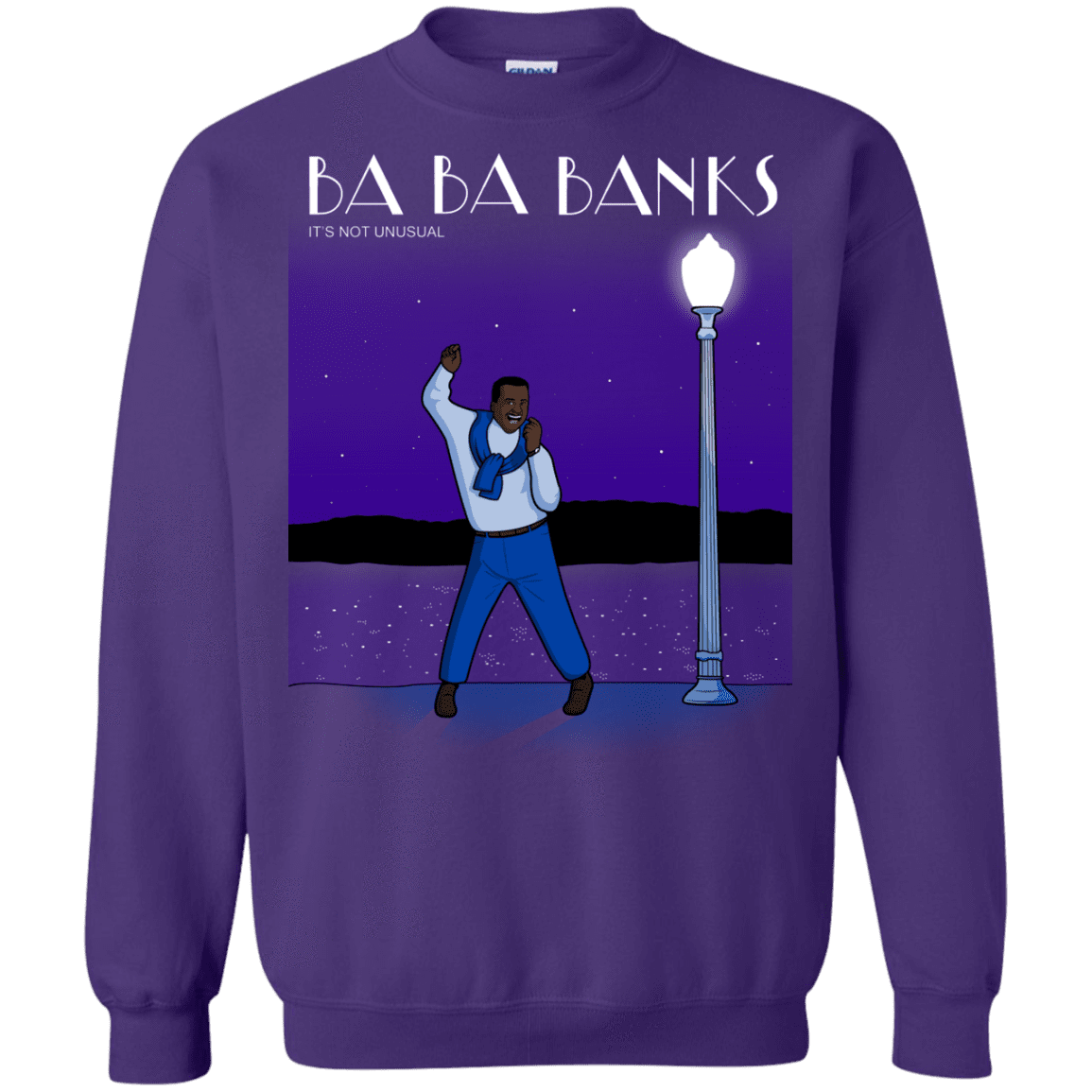 Sweatshirts Purple / S Ba Ba Banks Crewneck Sweatshirt