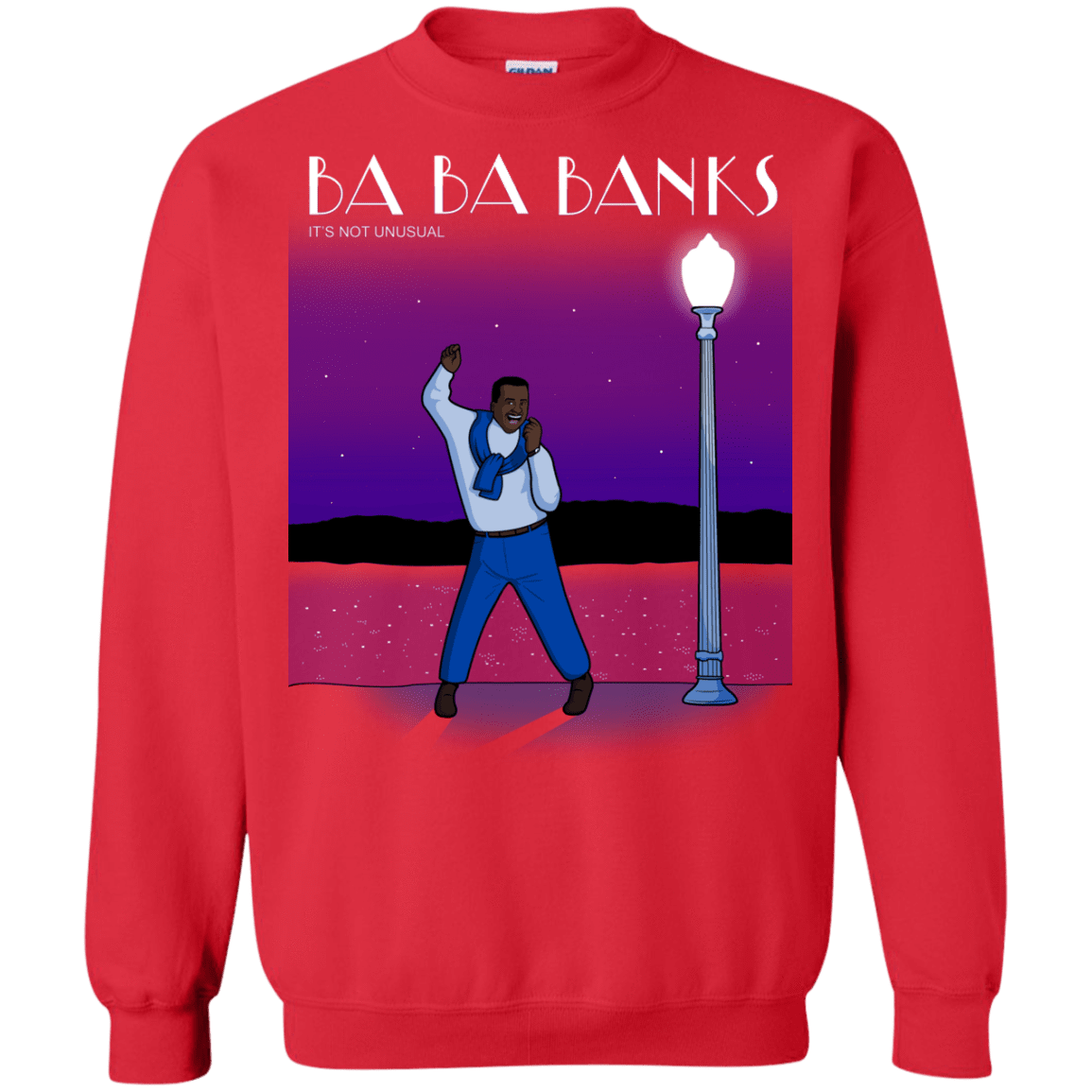 Sweatshirts Red / S Ba Ba Banks Crewneck Sweatshirt