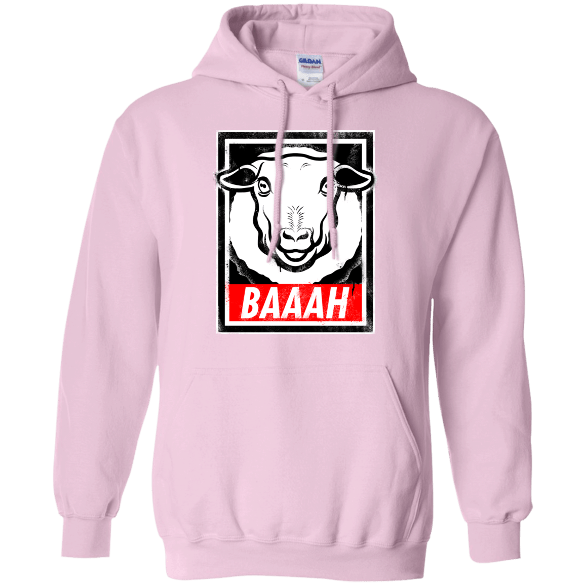 Sweatshirts Light Pink / Small BAAAH Pullover Hoodie