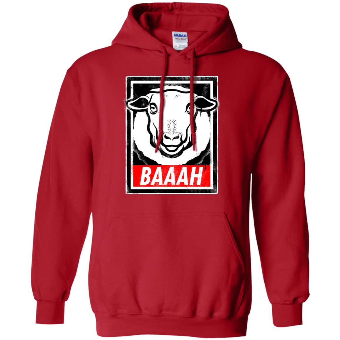 Sweatshirts Red / Small BAAAH Pullover Hoodie
