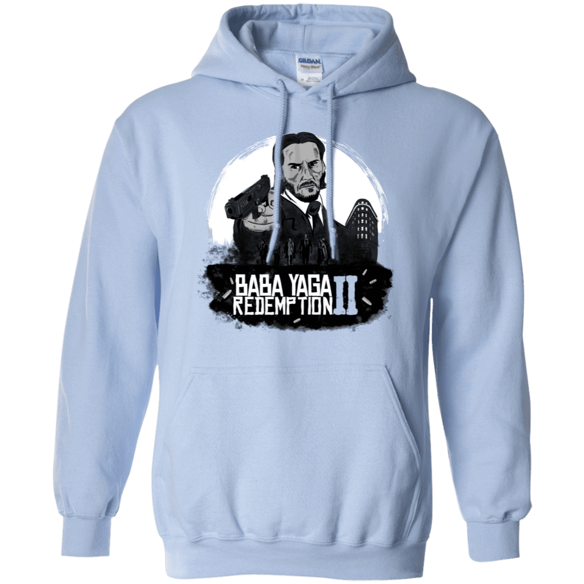Sweatshirts Light Blue / S Baba Yaga Redeption Pullover Hoodie