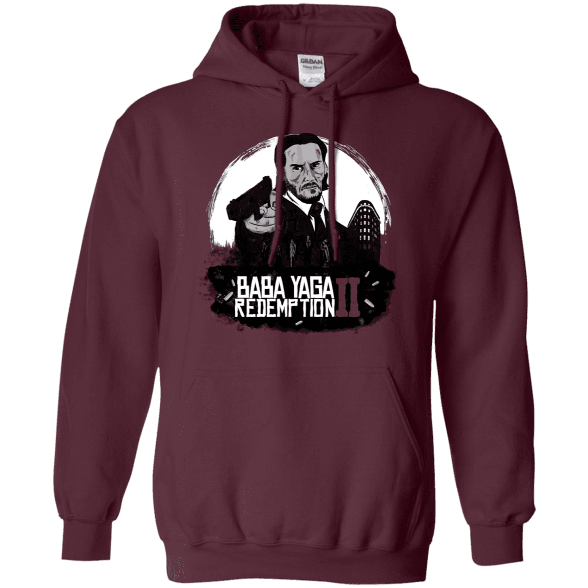 Sweatshirts Maroon / S Baba Yaga Redeption Pullover Hoodie