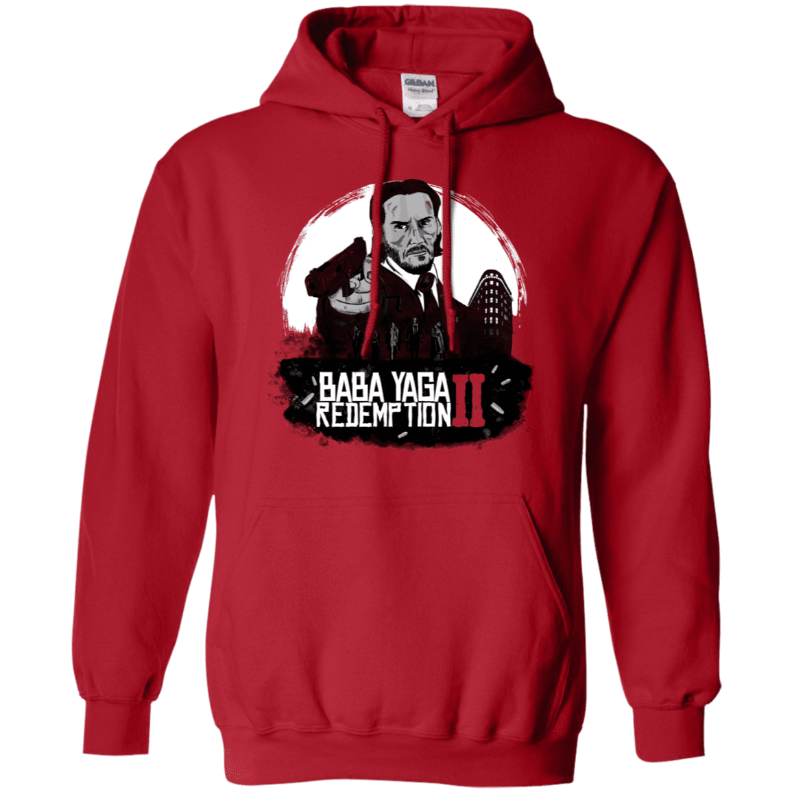 Sweatshirts Red / S Baba Yaga Redeption Pullover Hoodie