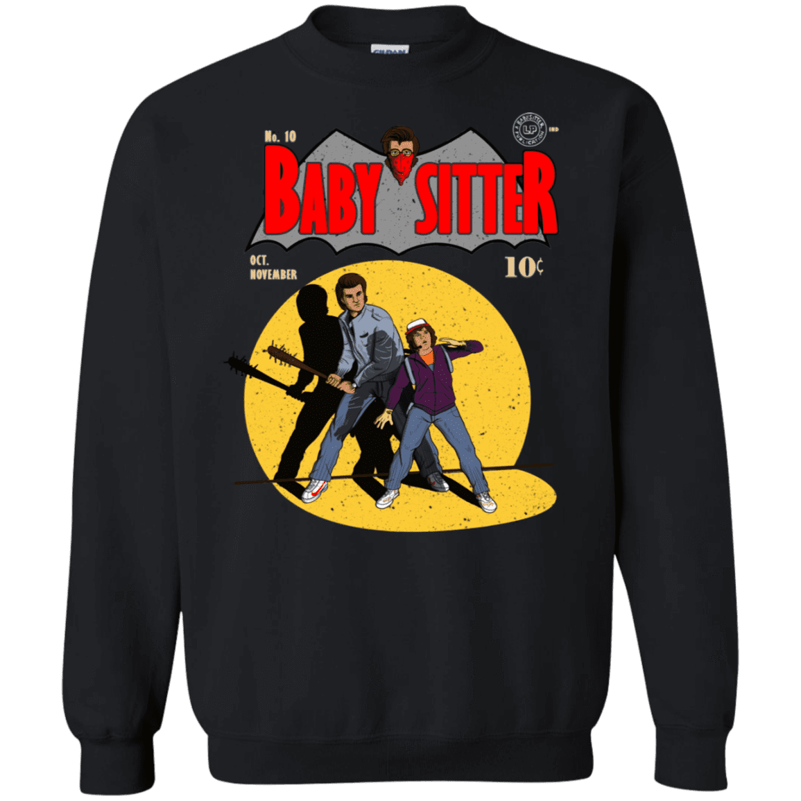 Sweatshirts Black / S Babysitter Batman Crewneck Sweatshirt