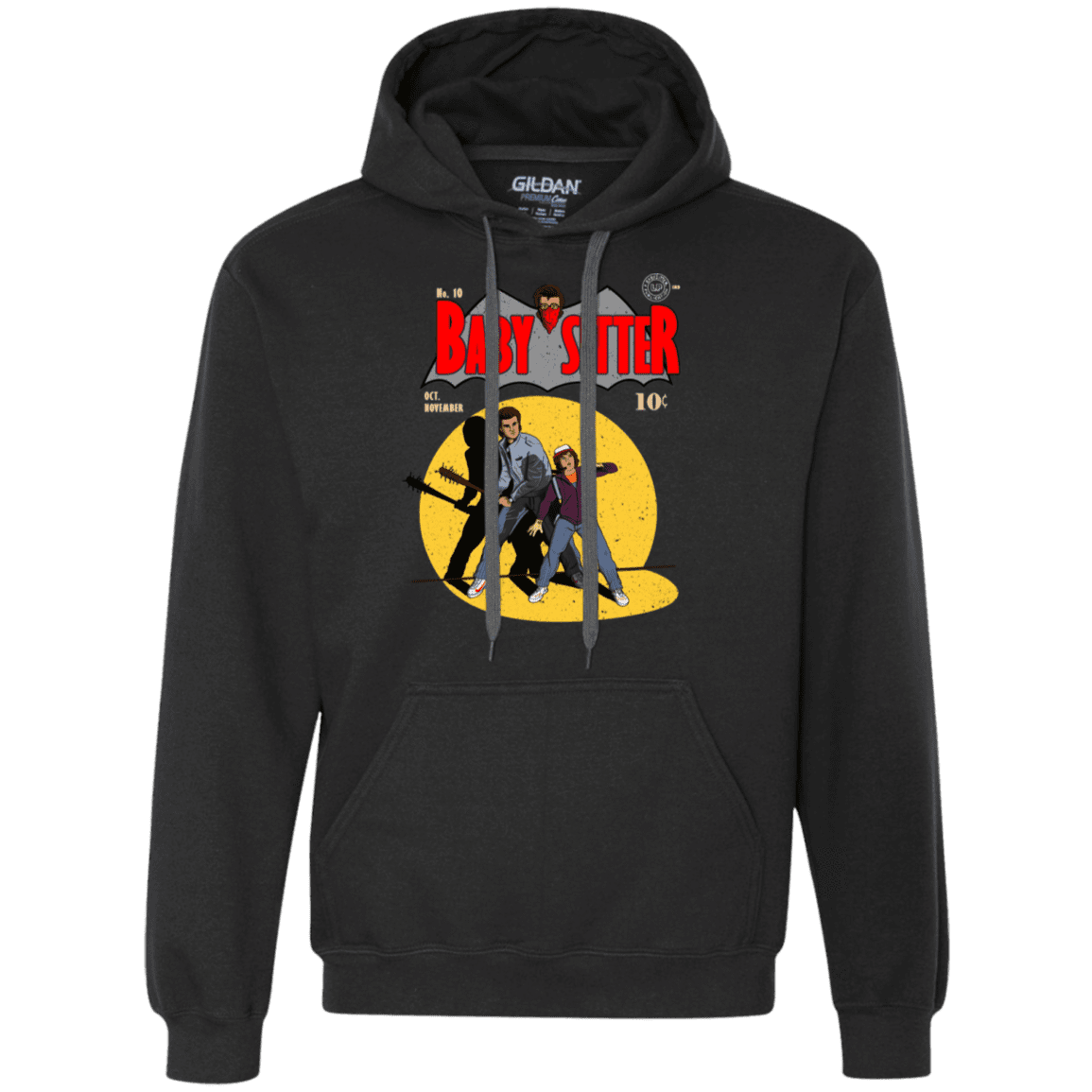 Sweatshirts Black / S Babysitter Batman Premium Fleece Hoodie