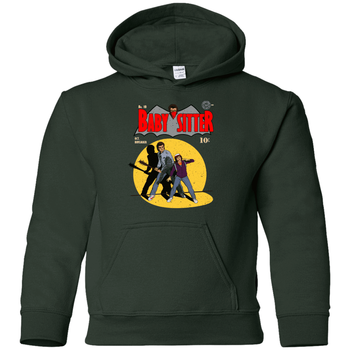 Sweatshirts Forest Green / YS Babysitter Batman Youth Hoodie