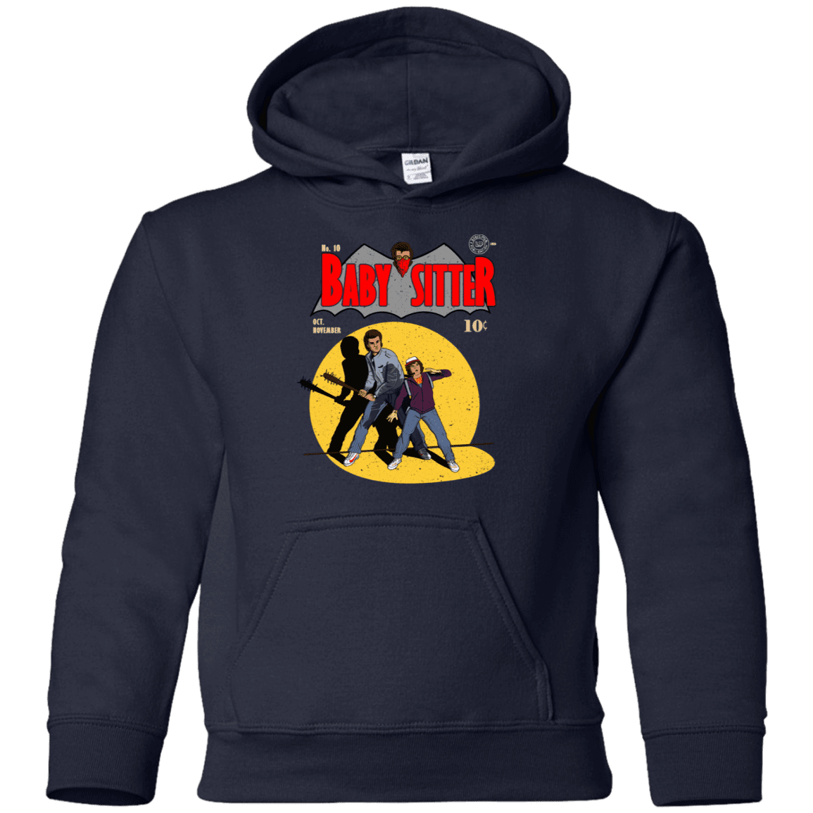 Sweatshirts Navy / YS Babysitter Batman Youth Hoodie