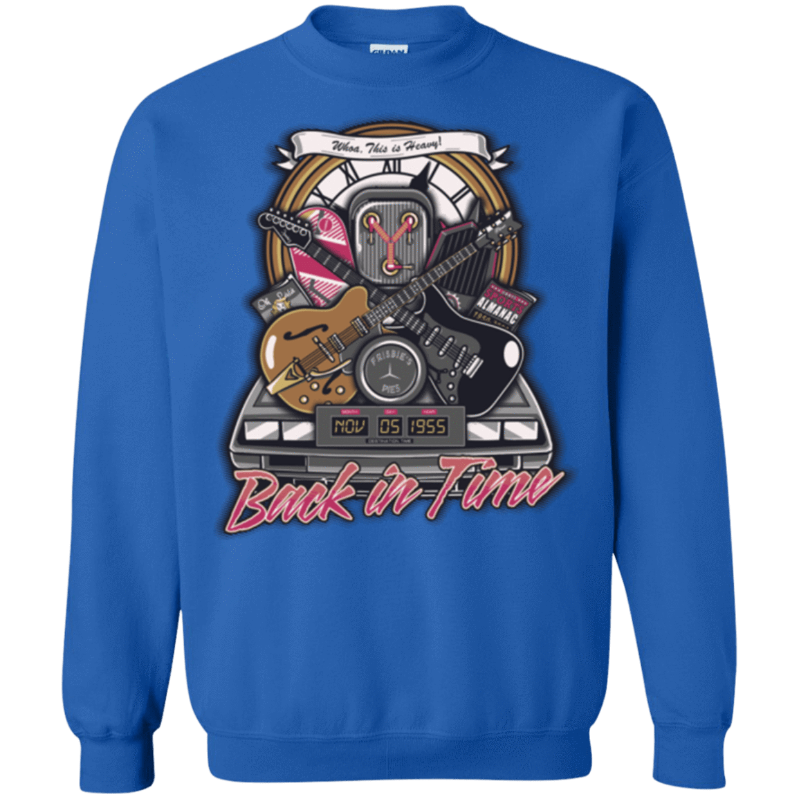 Sweatshirts Royal / Small Back in time Crewneck Sweatshirt