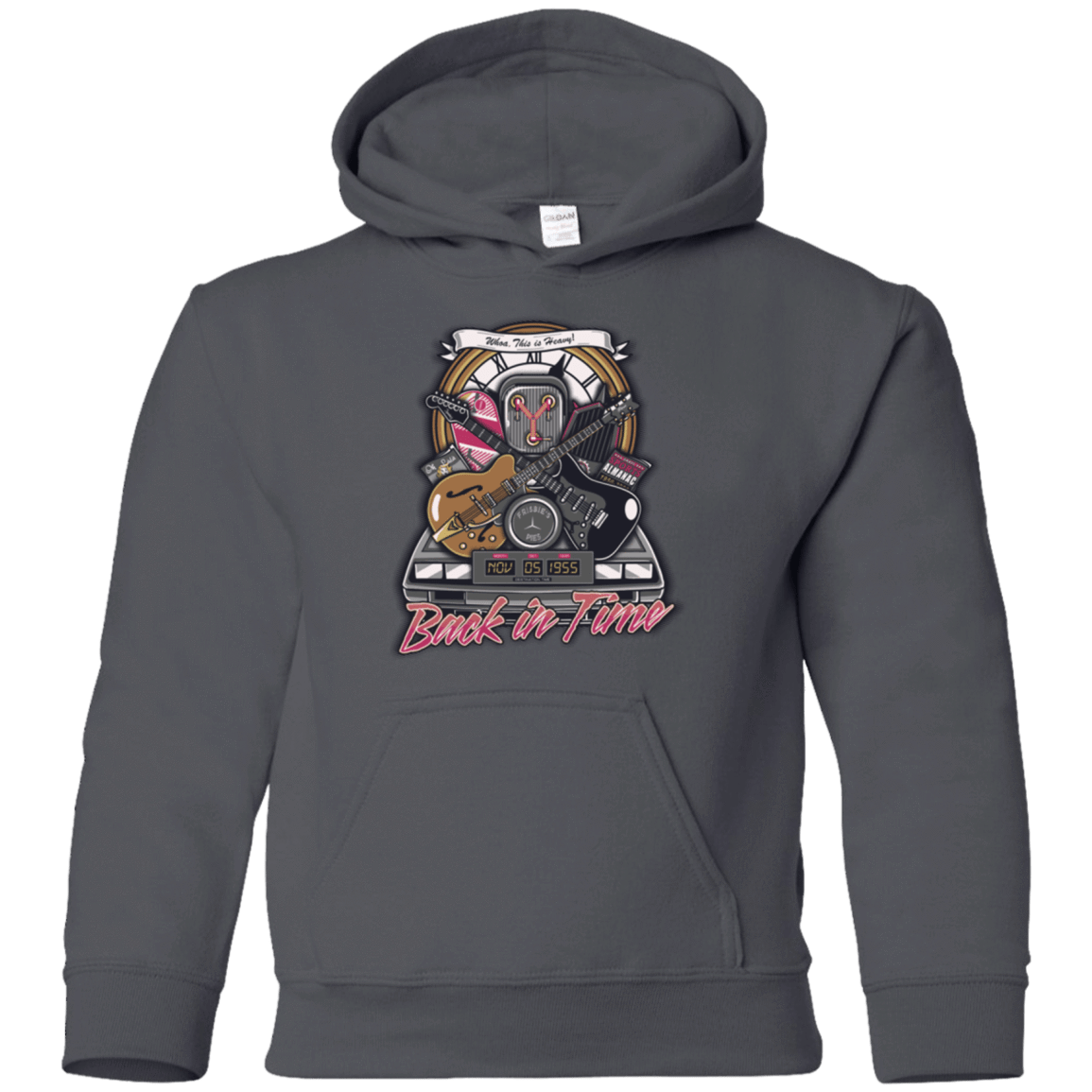 Sweatshirts Charcoal / YS Back in time Youth Hoodie