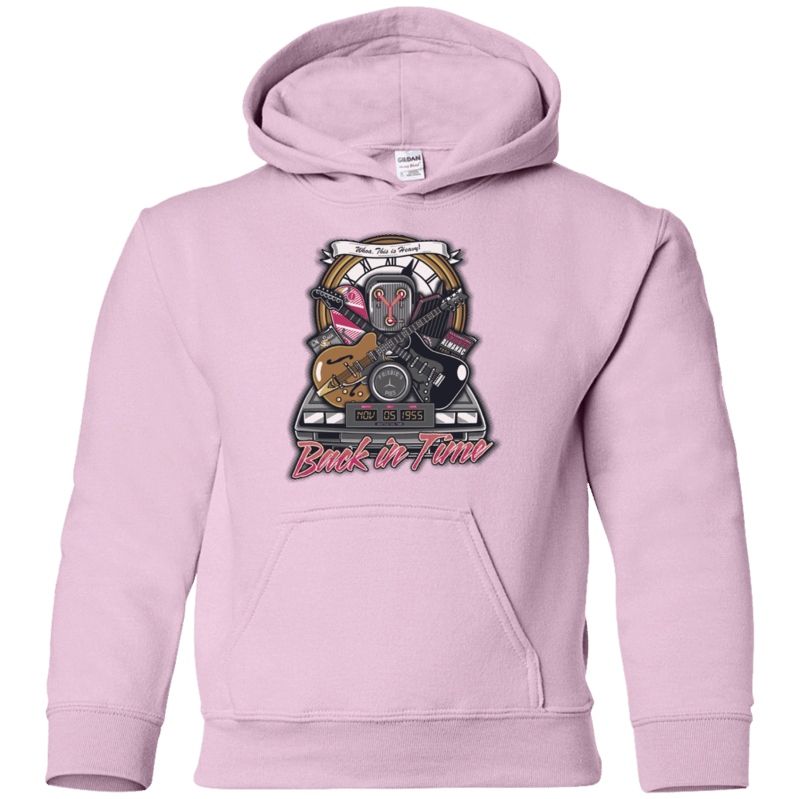 Sweatshirts Light Pink / YS Back in time Youth Hoodie