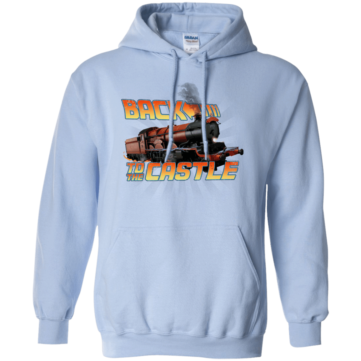 Sweatshirts Light Blue / Small Back to the Castle Pullover Hoodie