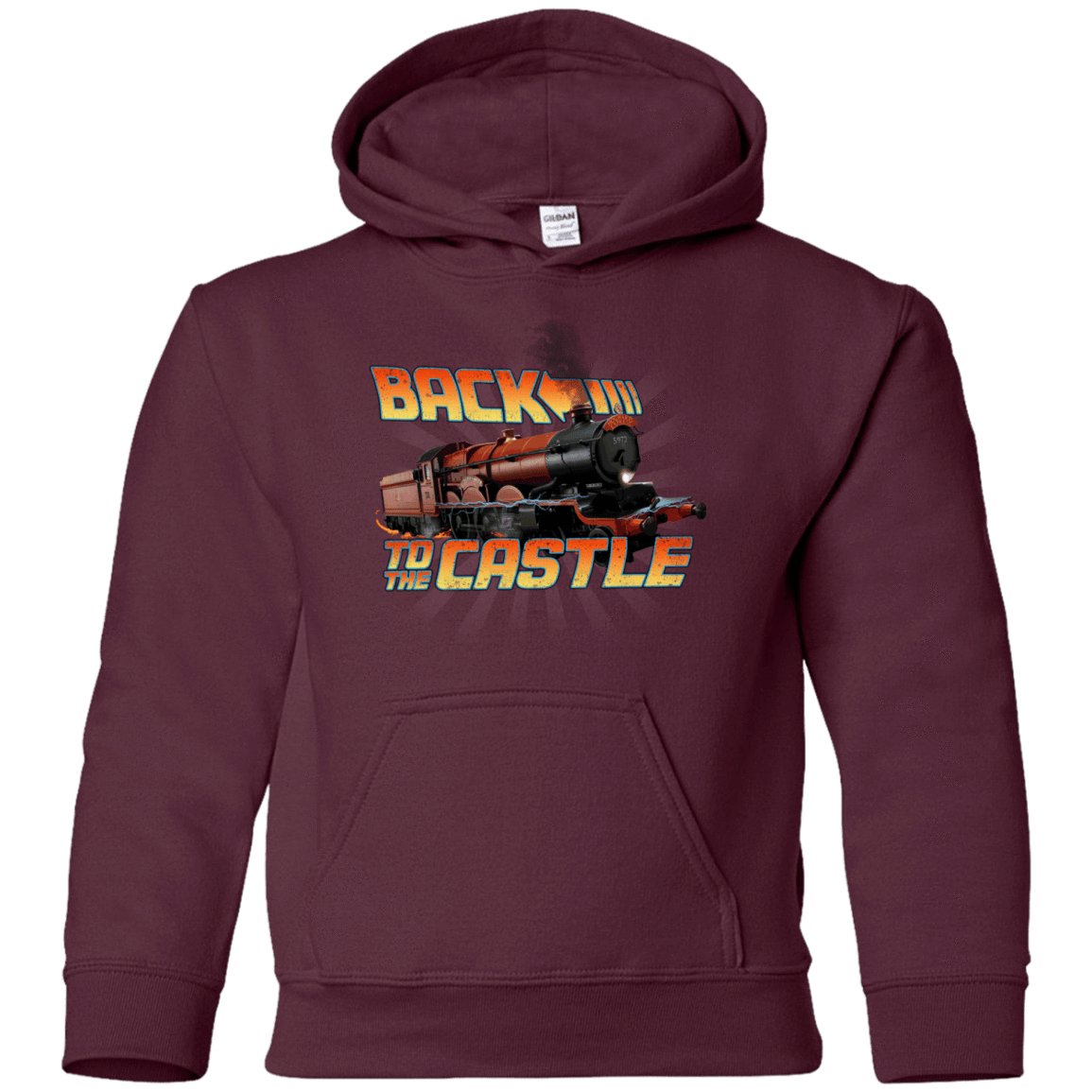 Sweatshirts Maroon / YS Back to the Castle Youth Hoodie