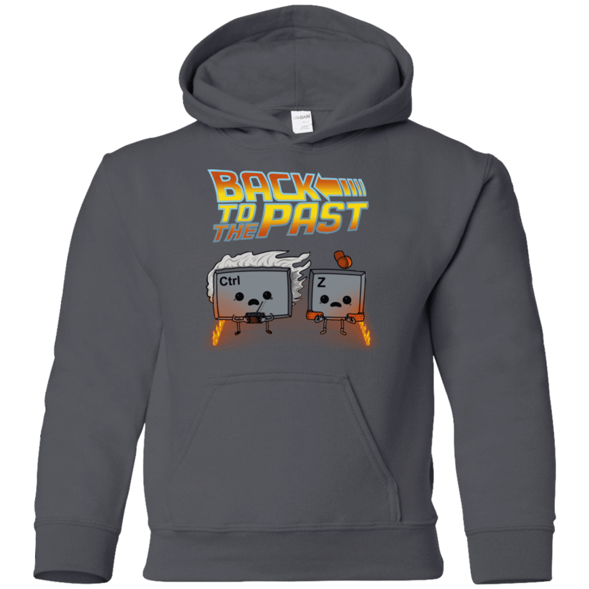 Sweatshirts Charcoal / YS Back To The Past Youth Hoodie