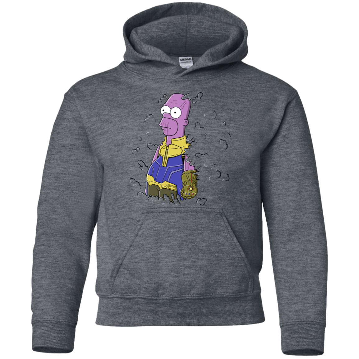 Sweatshirts Dark Heather / YS Back to the Portal Youth Hoodie