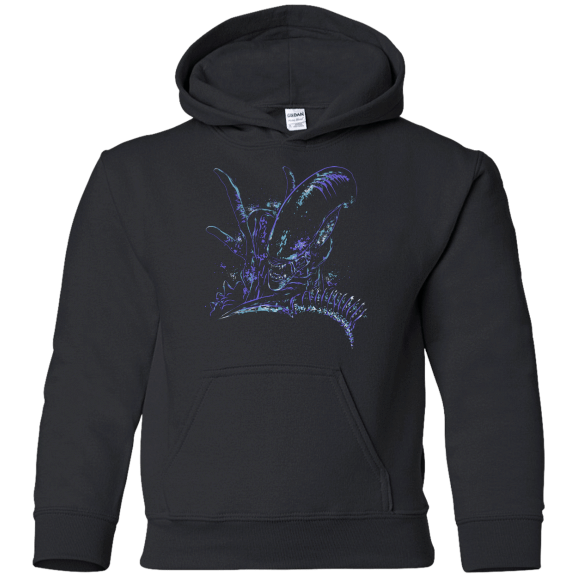 Sweatshirts Black / YS Back To The Preimitive Horror Youth Hoodie