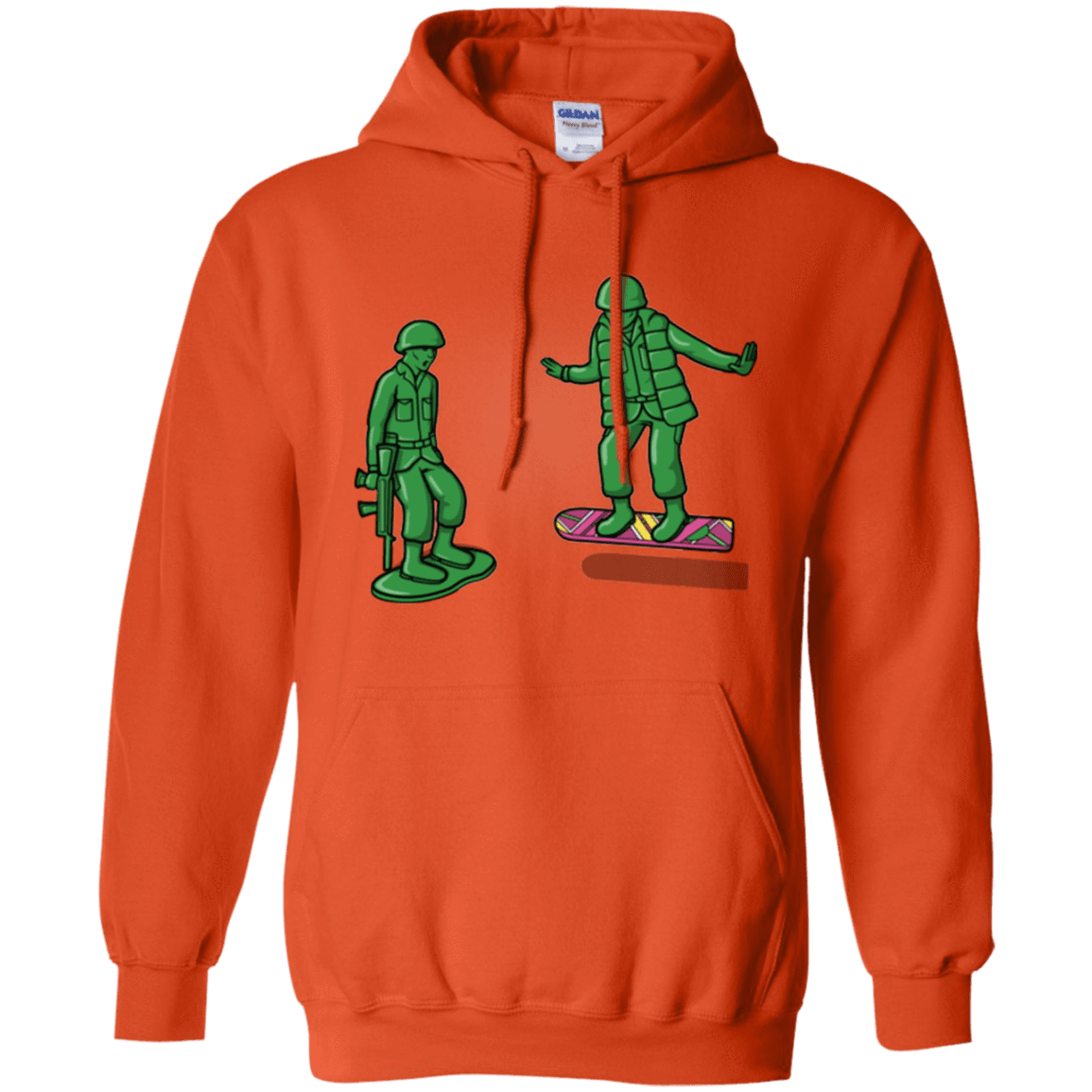 Sweatshirts Orange / Small Back Toy The Future Pullover Hoodie