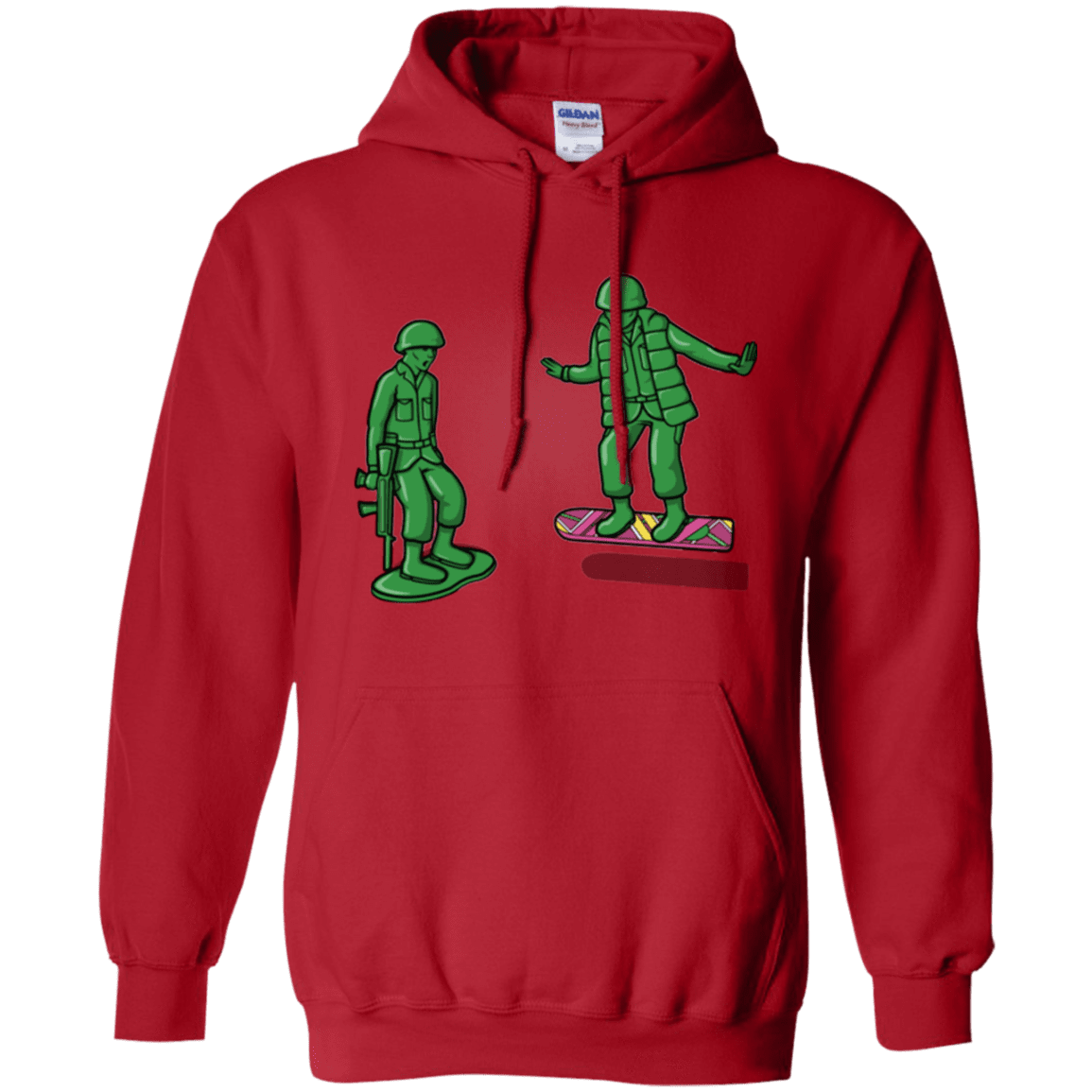 Sweatshirts Red / Small Back Toy The Future Pullover Hoodie