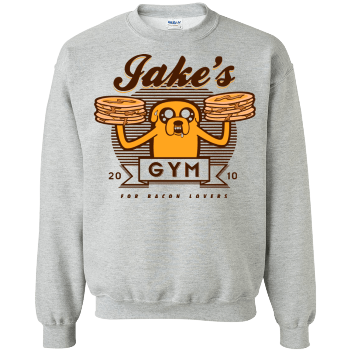 Sweatshirts Sport Grey / Small Bacon lovers gym Crewneck Sweatshirt
