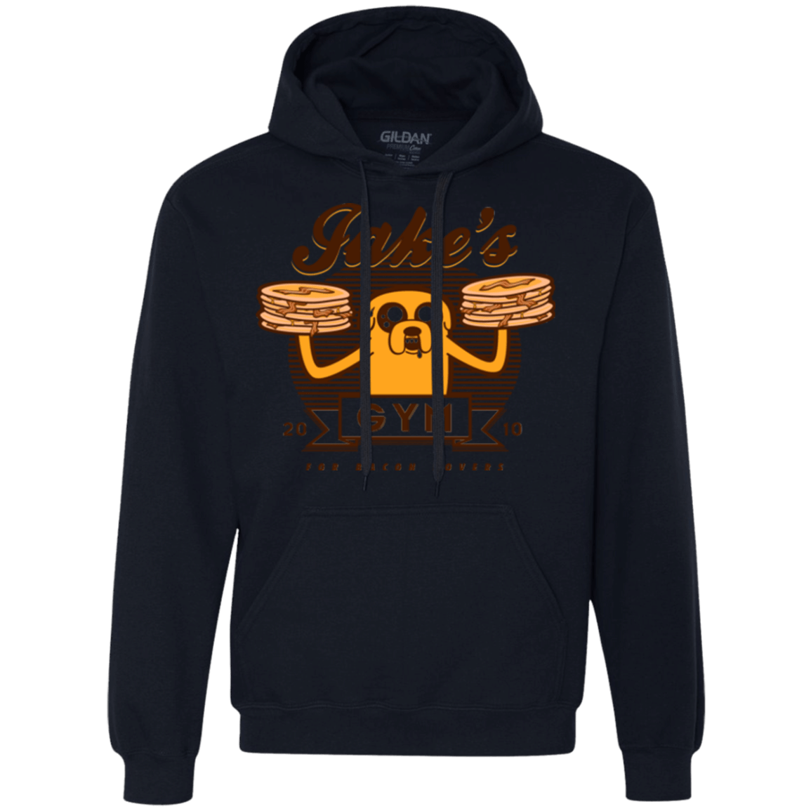 Sweatshirts Navy / Small Bacon lovers gym Premium Fleece Hoodie