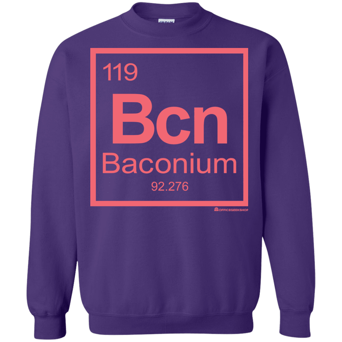Sweatshirts Purple / Small Baconium Crewneck Sweatshirt