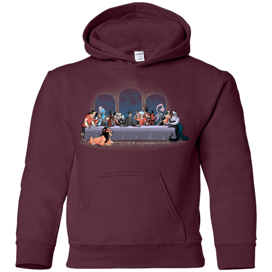 Sweatshirts Maroon / YS Bad Dinner Youth Hoodie