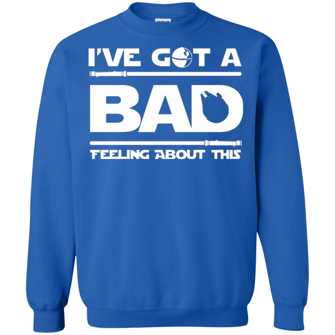 Sweatshirts Royal / Small Bad Feeling Crewneck Sweatshirt