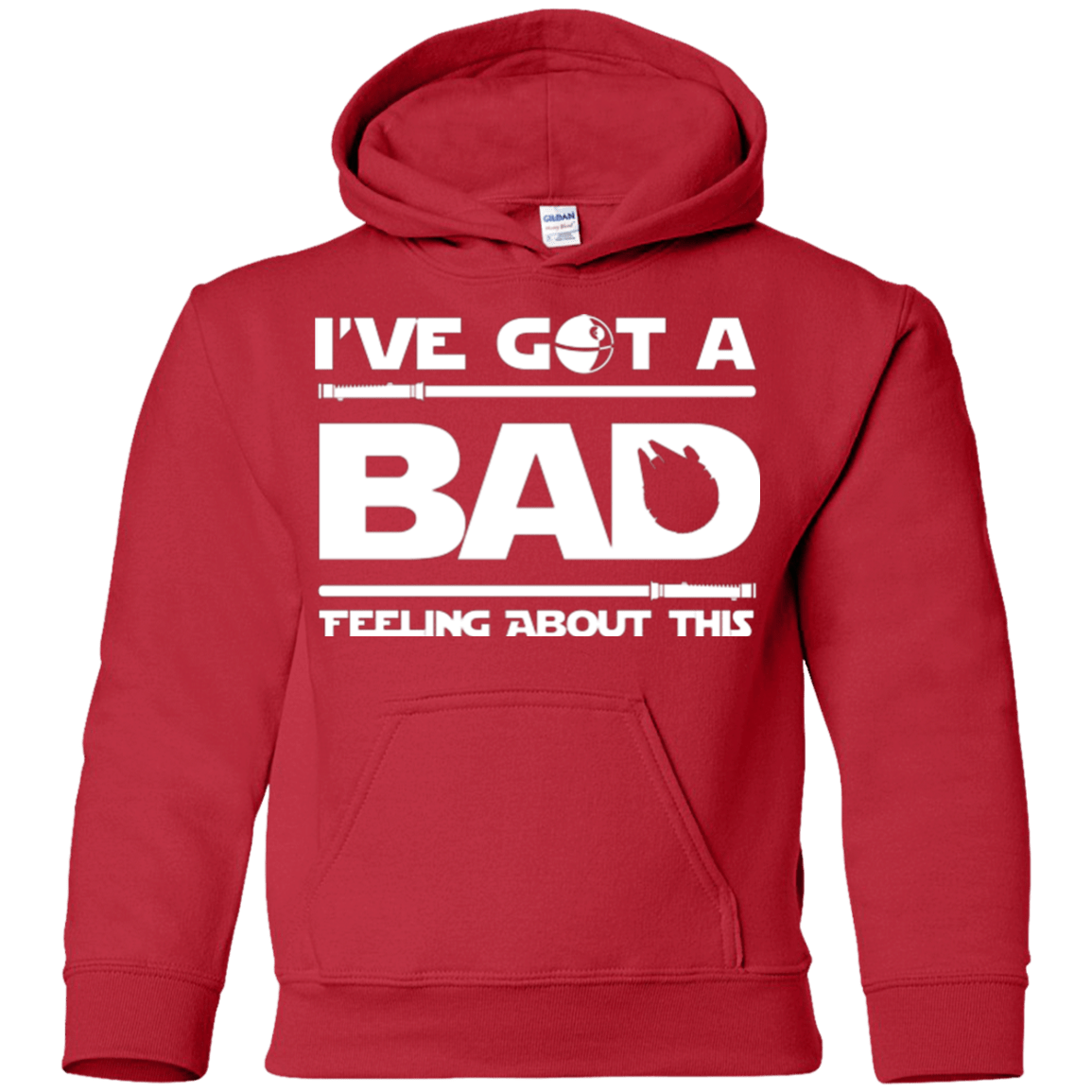 Sweatshirts Red / YS Bad Feeling Youth Hoodie