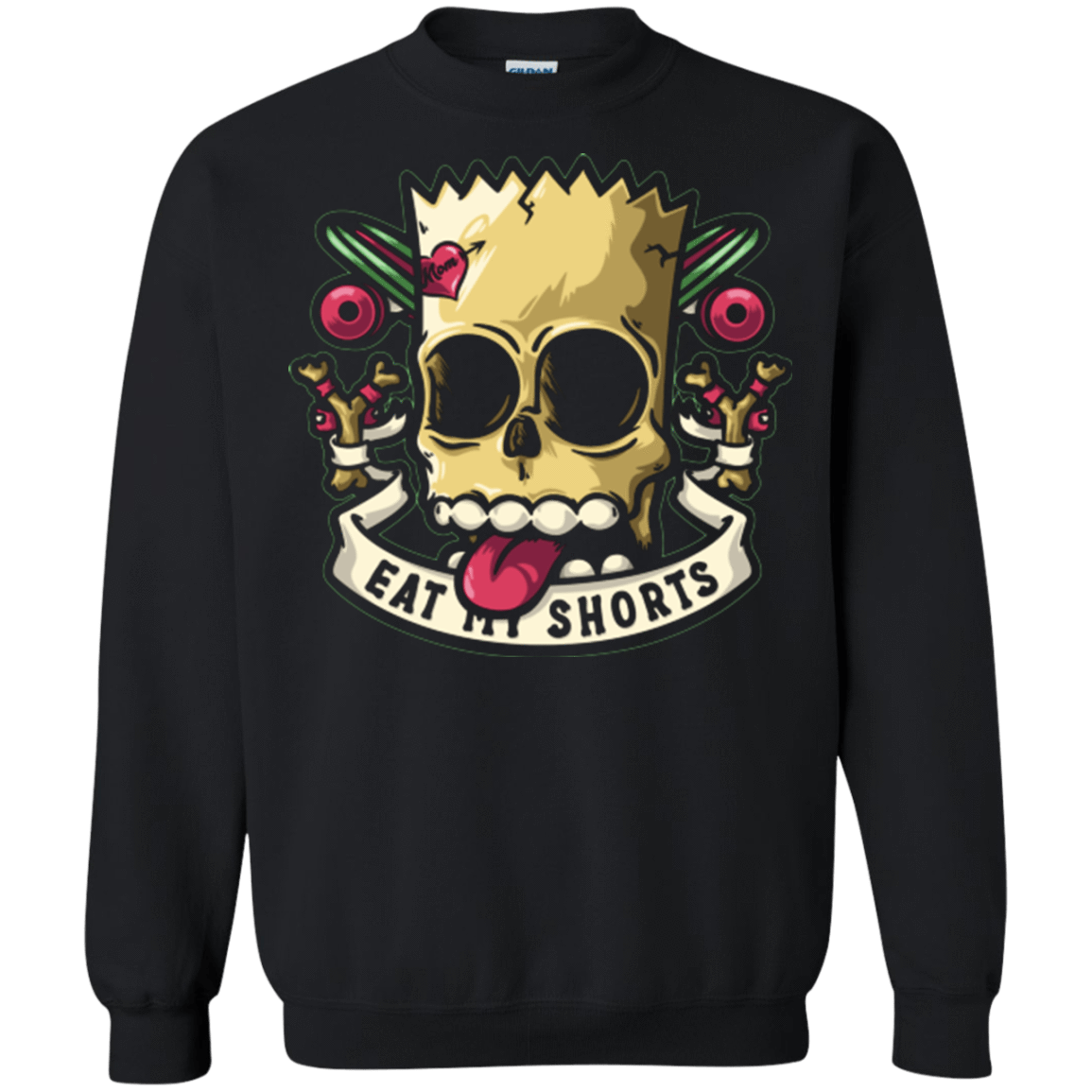 Sweatshirts Black / Small Bad to the Bone Crewneck Sweatshirt