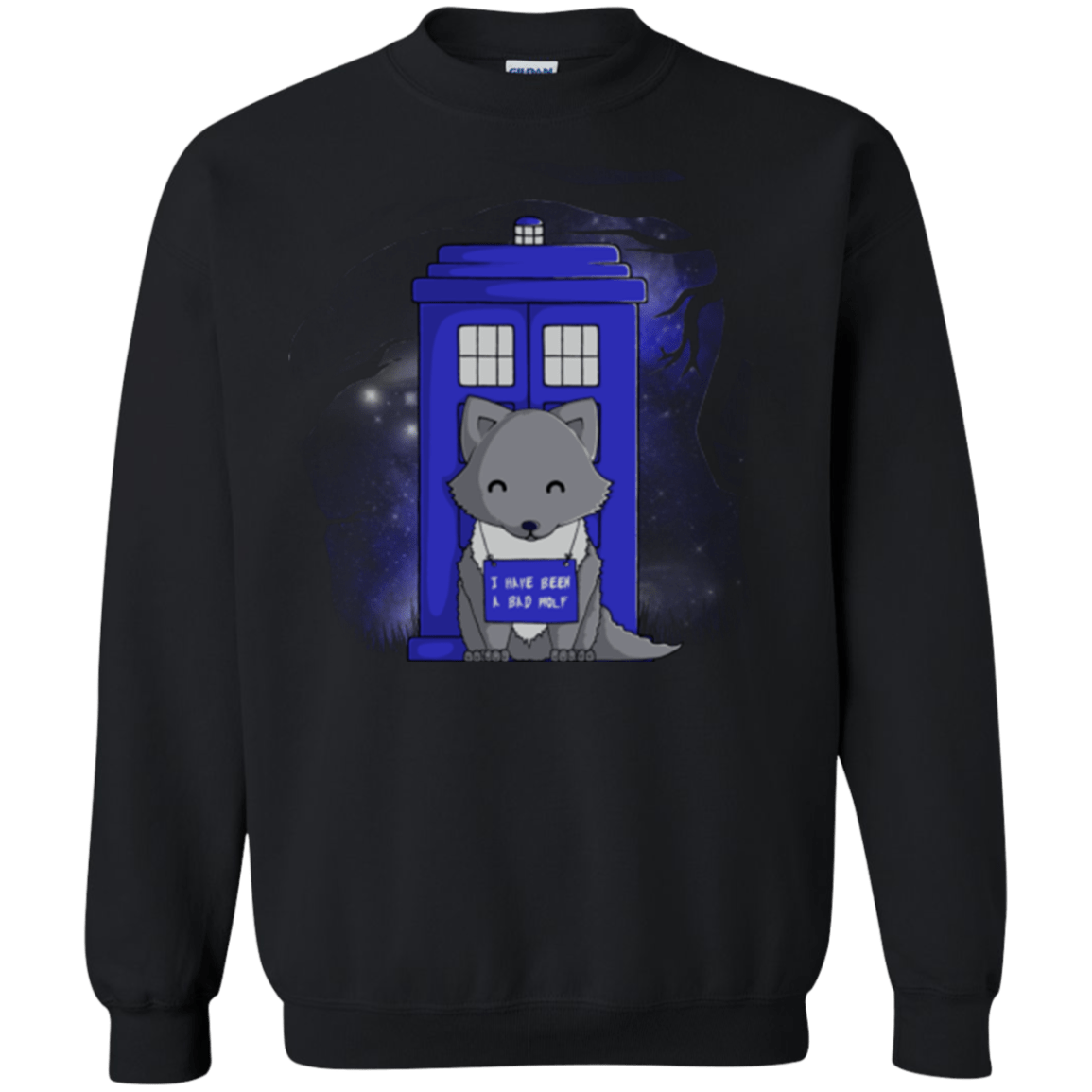 Sweatshirts Black / Small Bad Wolf Crewneck Sweatshirt