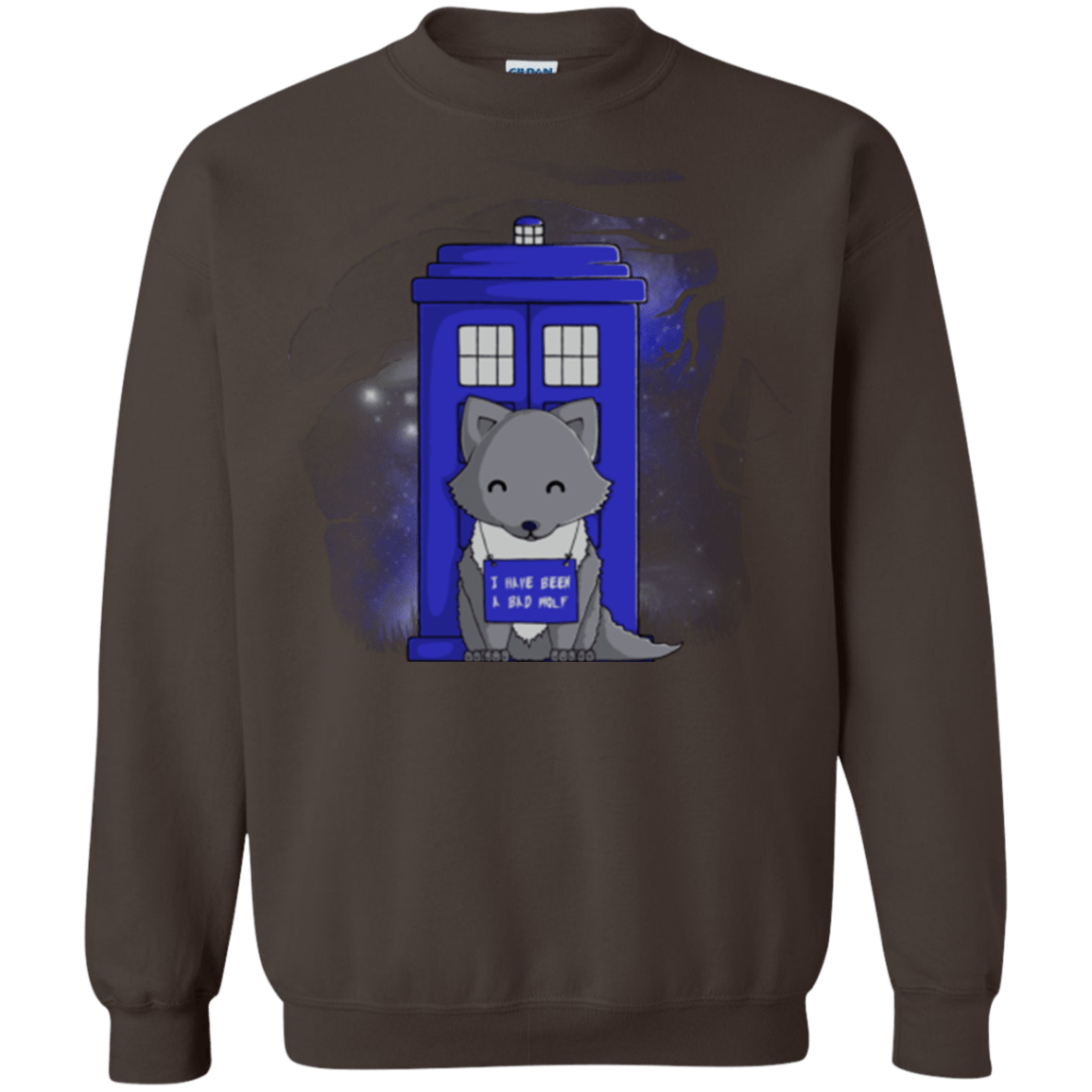 Sweatshirts Dark Chocolate / Small Bad Wolf Crewneck Sweatshirt