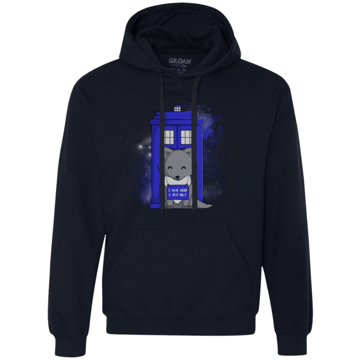 Sweatshirts Navy / Small Bad Wolf Premium Fleece Hoodie