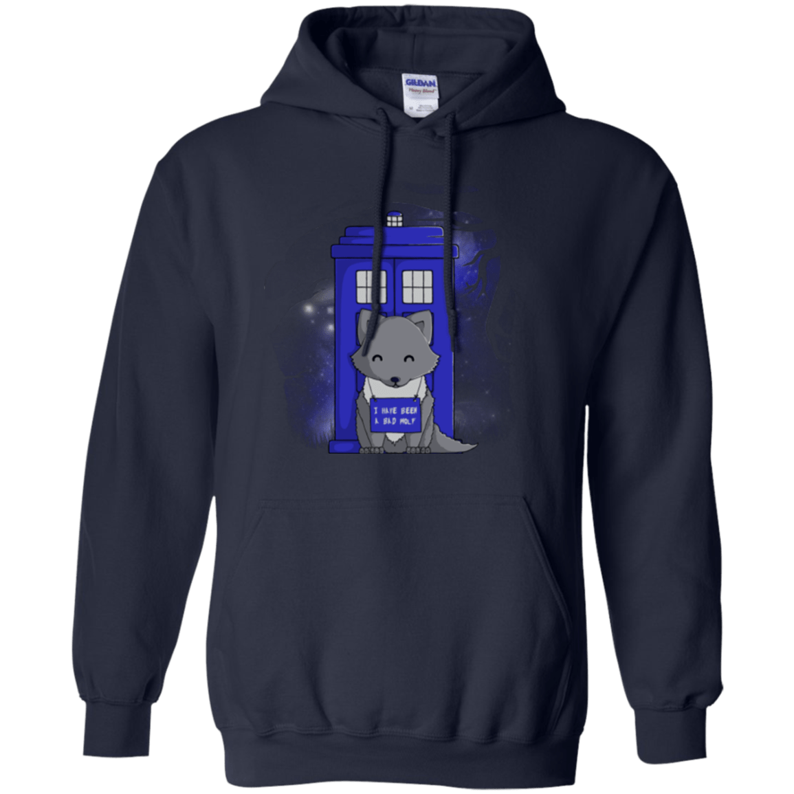 Sweatshirts Navy / Small Bad Wolf Pullover Hoodie