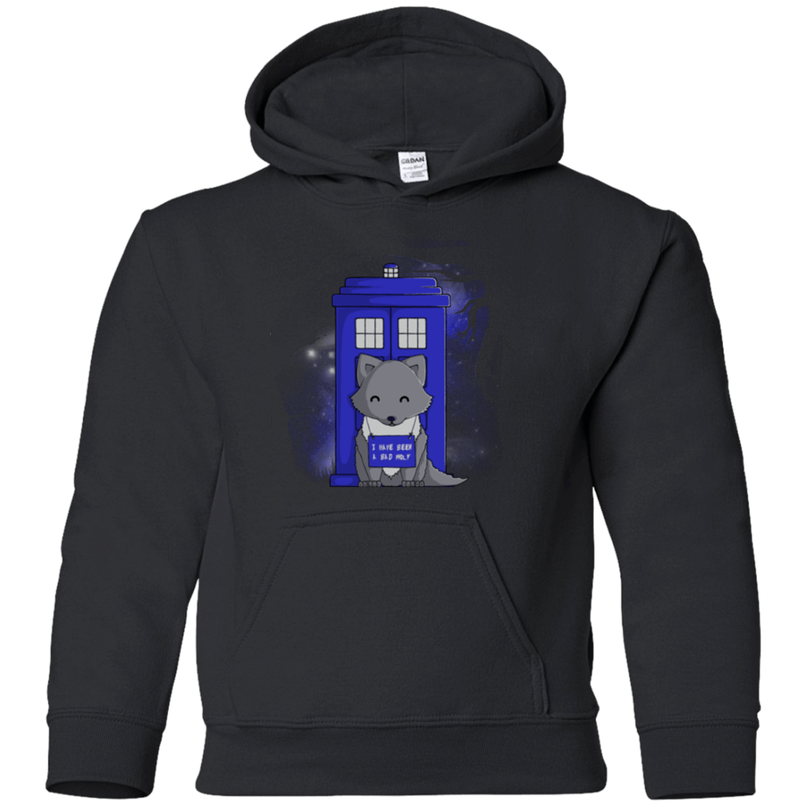 Sweatshirts Black / YS Bad Wolf Youth Hoodie