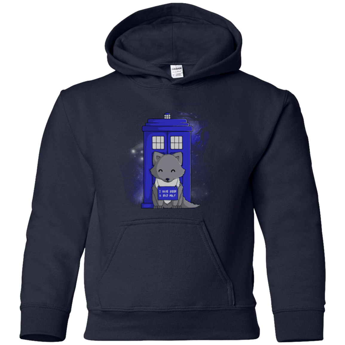 Sweatshirts Navy / YS Bad Wolf Youth Hoodie
