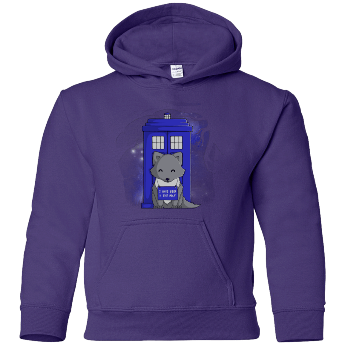 Sweatshirts Purple / YS Bad Wolf Youth Hoodie