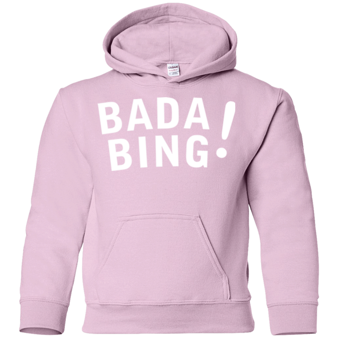 Sweatshirts Light Pink / YS Bada bing Youth Hoodie