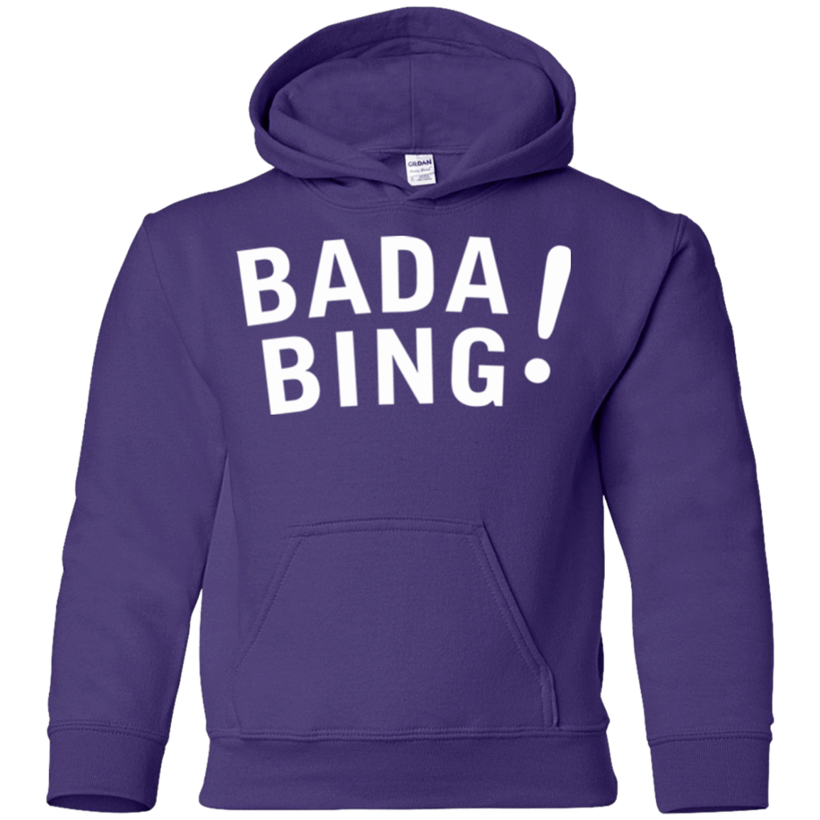 Sweatshirts Purple / YS Bada bing Youth Hoodie