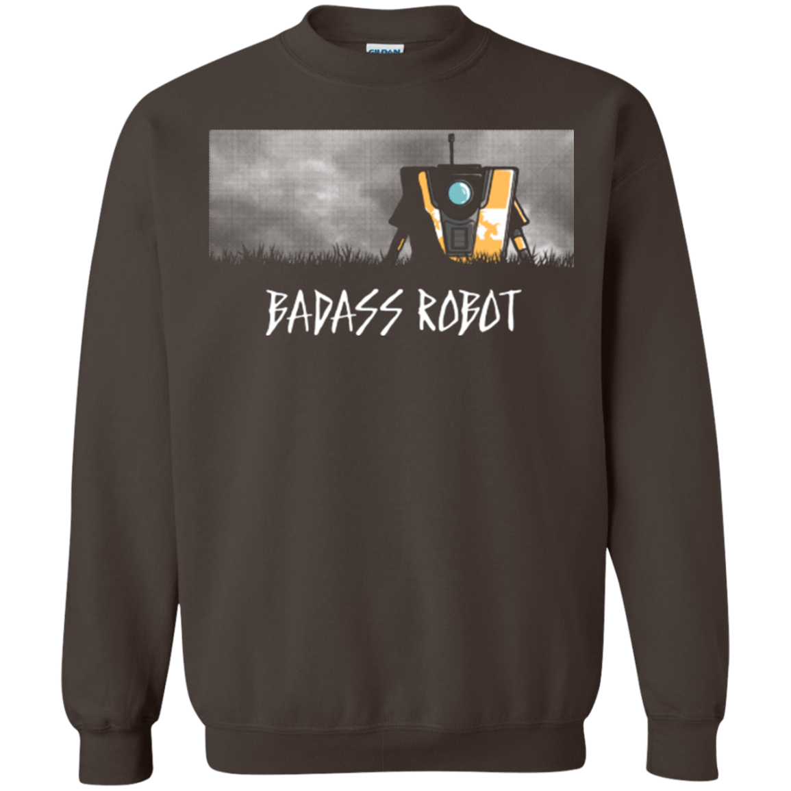 Sweatshirts Dark Chocolate / Small BADASS ROBOT Crewneck Sweatshirt