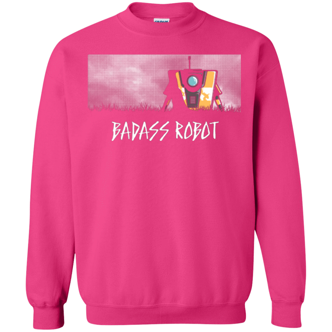 Sweatshirts Heliconia / Small BADASS ROBOT Crewneck Sweatshirt