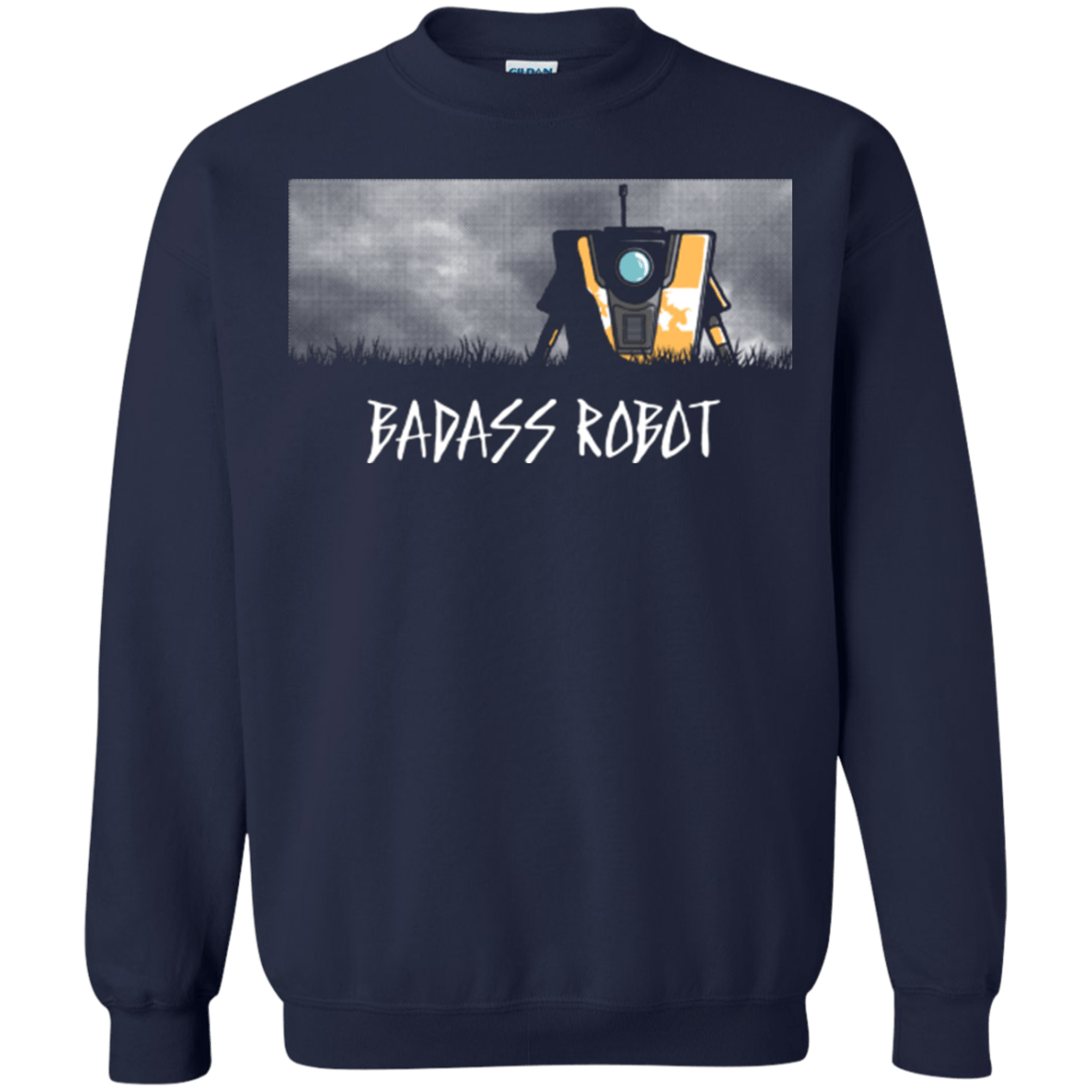 Sweatshirts Navy / Small BADASS ROBOT Crewneck Sweatshirt