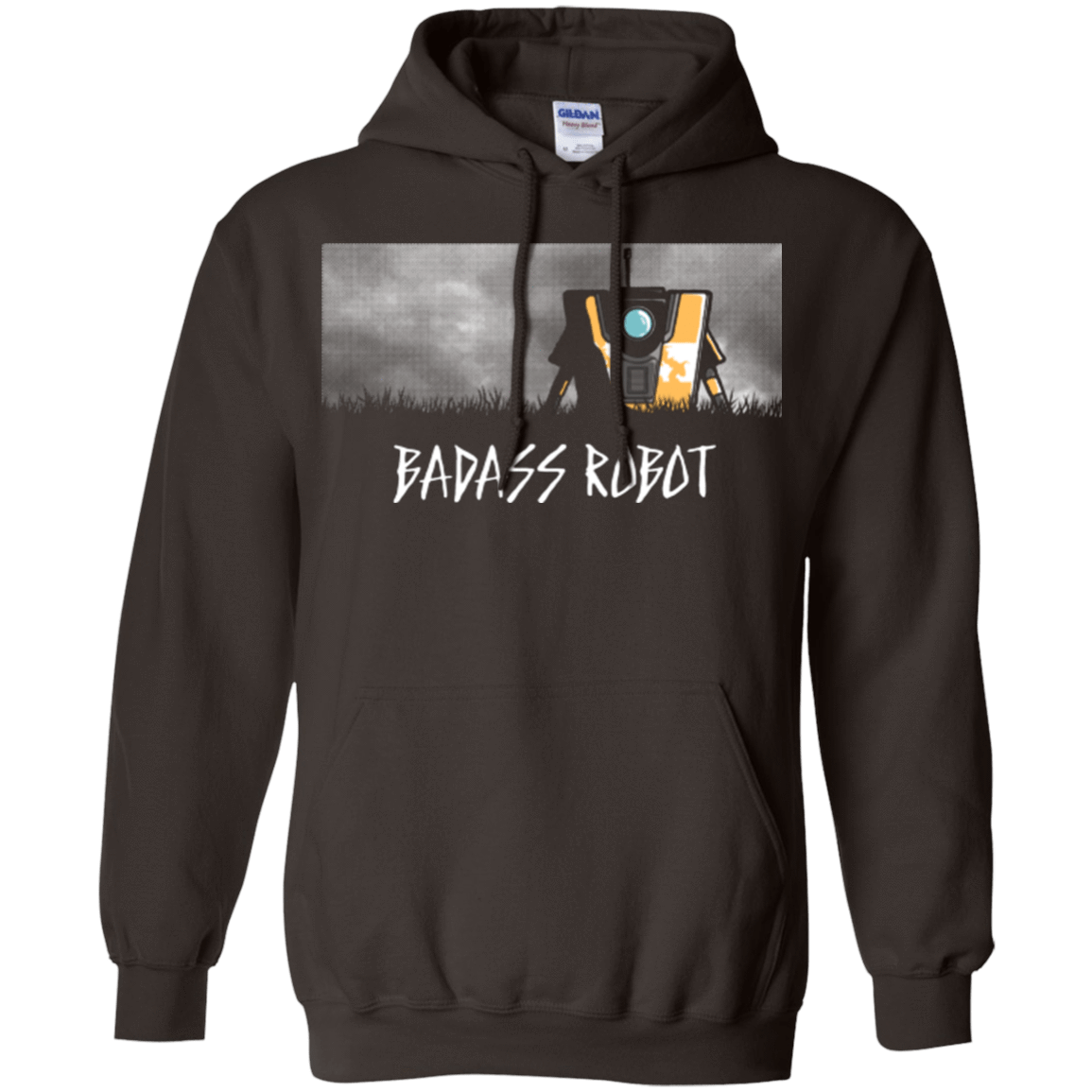 Sweatshirts Dark Chocolate / Small BADASS ROBOT Pullover Hoodie