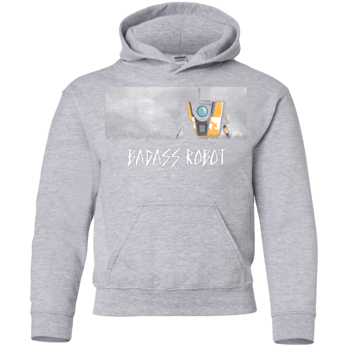 Sweatshirts Sport Grey / YS BADASS ROBOT Youth Hoodie