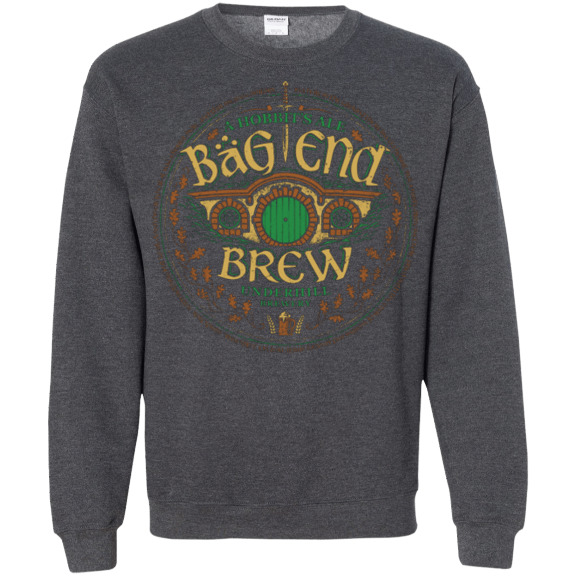 Sweatshirts Dark Heather / Small Bag End Brew Crewneck Sweatshirt