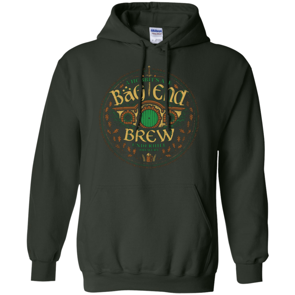 Sweatshirts Forest Green / Small Bag End Brew Pullover Hoodie