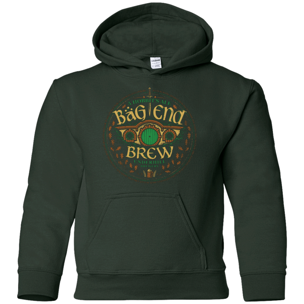 Sweatshirts Forest Green / YS Bag End Brew Youth Hoodie