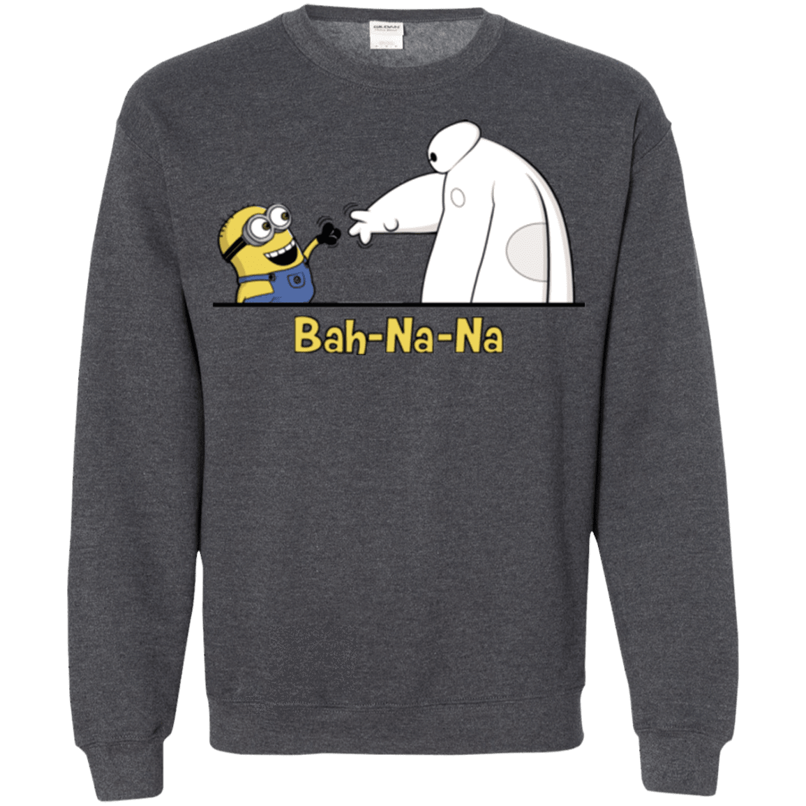 Sweatshirts Dark Heather / S Bah-Na-Na Crewneck Sweatshirt