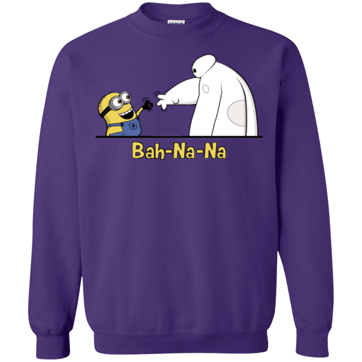 Sweatshirts Purple / S Bah-Na-Na Crewneck Sweatshirt