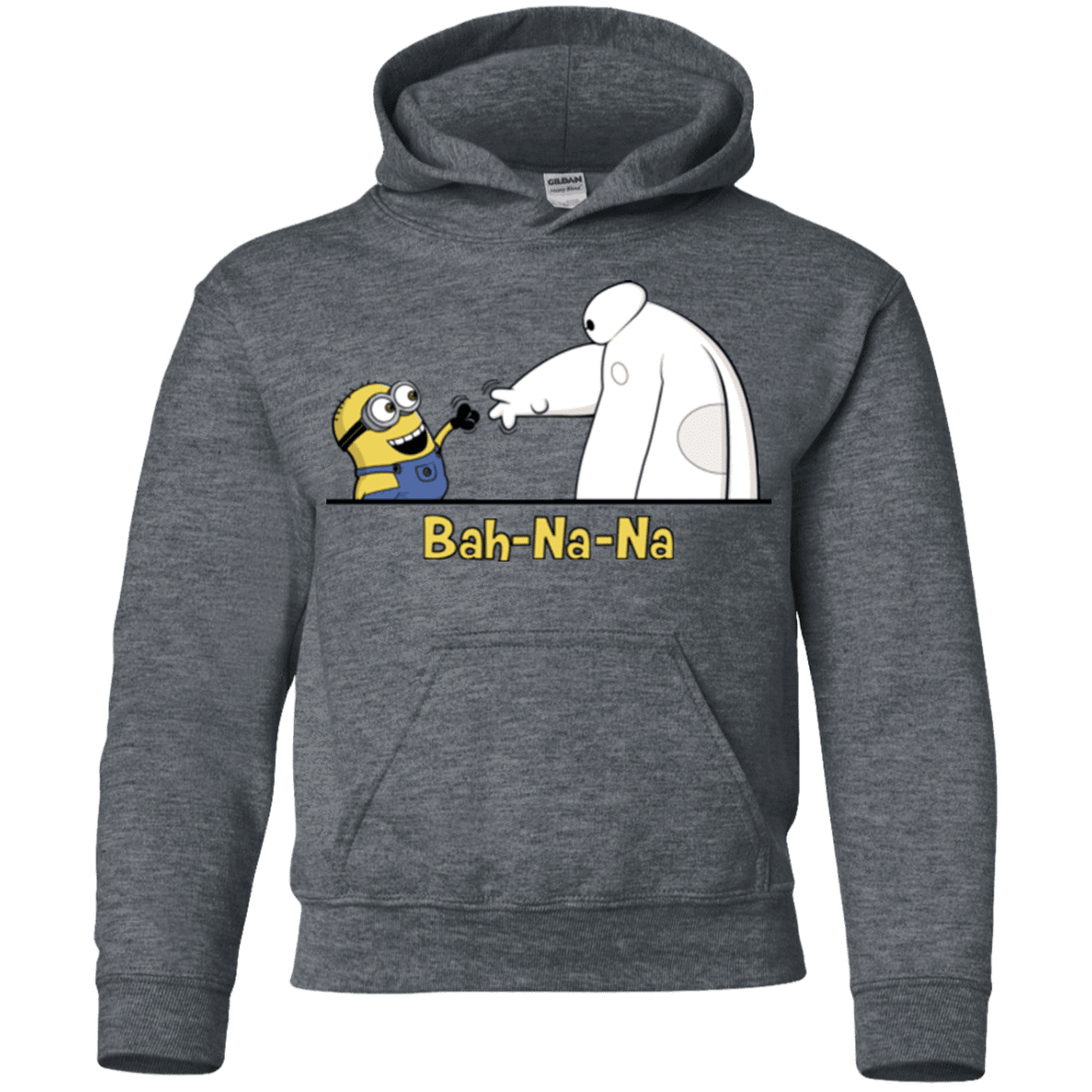 Sweatshirts Dark Heather / YS Bah-Na-Na Youth Hoodie