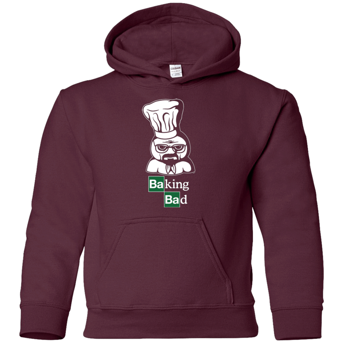 Sweatshirts Maroon / YS Baking Bad Youth Hoodie