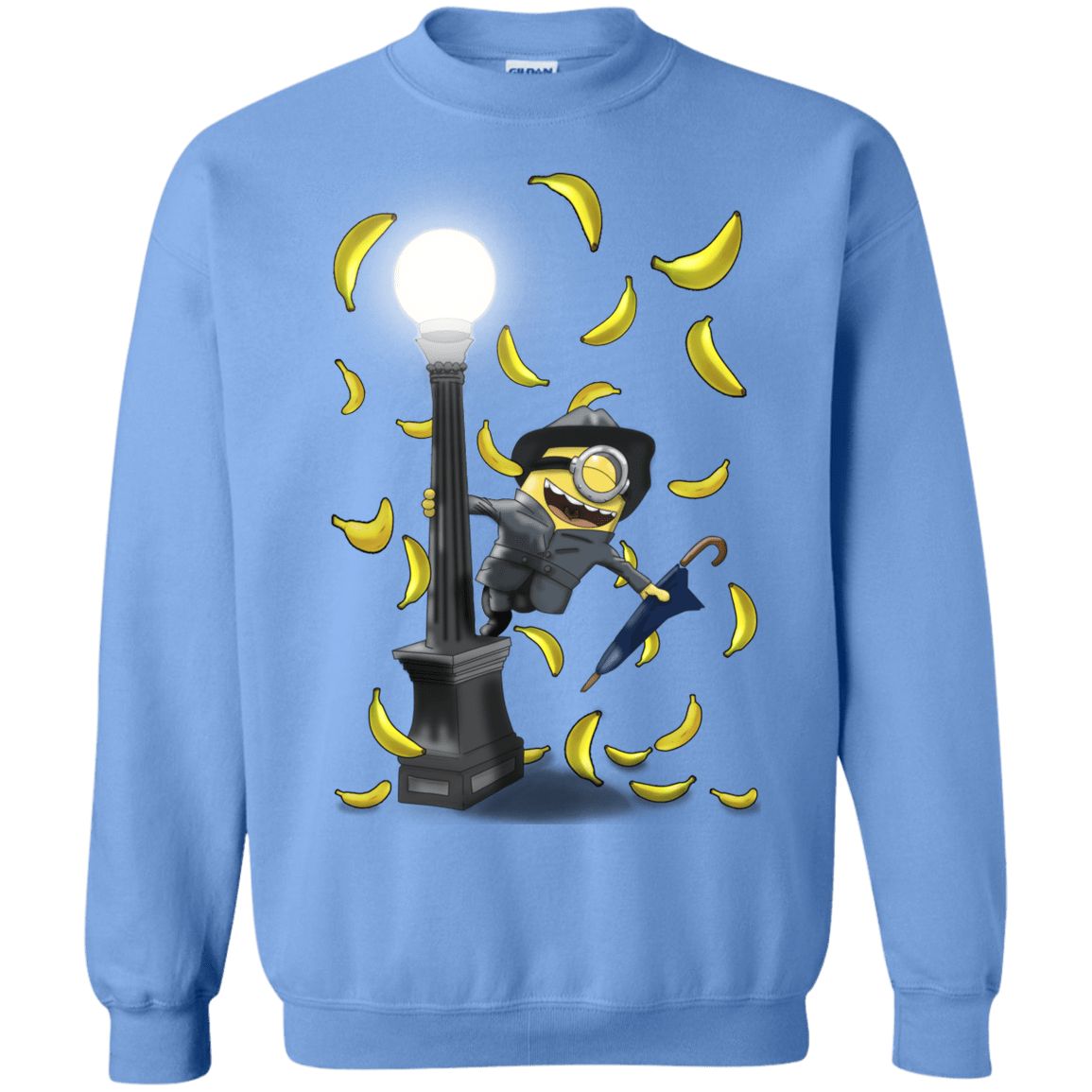 Sweatshirts Carolina Blue / S Banana Rain Crewneck Sweatshirt